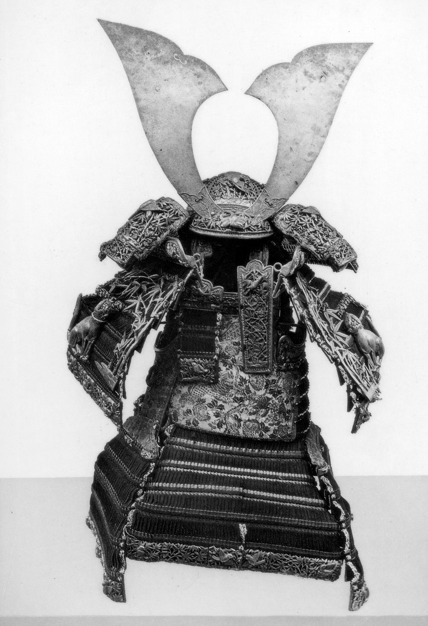 义经的盔甲，12世纪，1886年 作者 不明