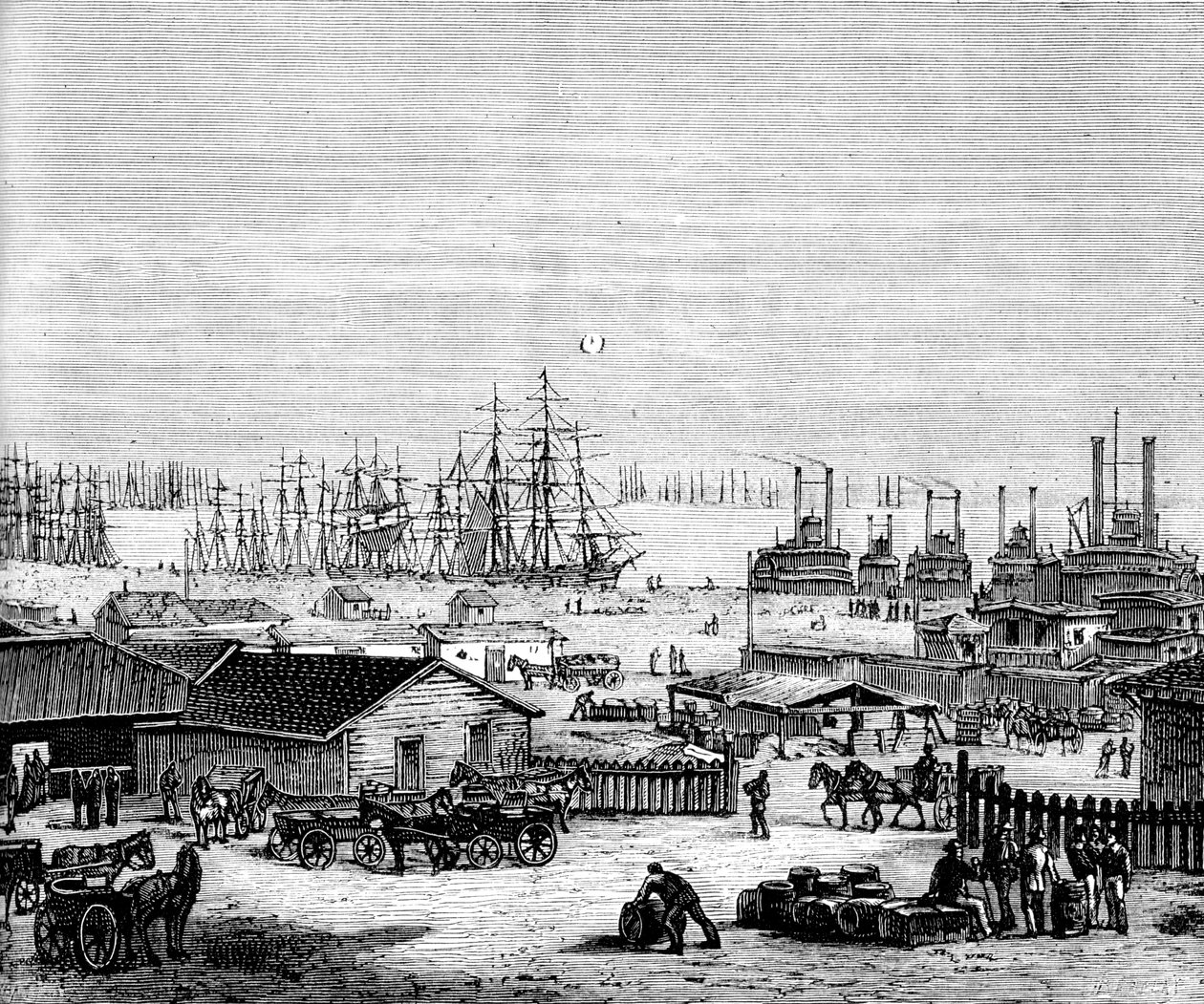 密西西比州的银行，C1860年代，C1880年代 作者 不明