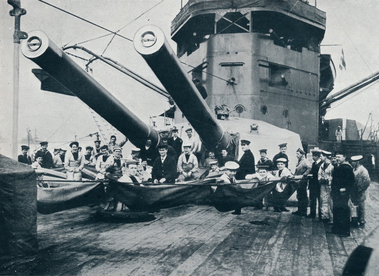 HMS新西兰的大炮，c1914 作者 不明