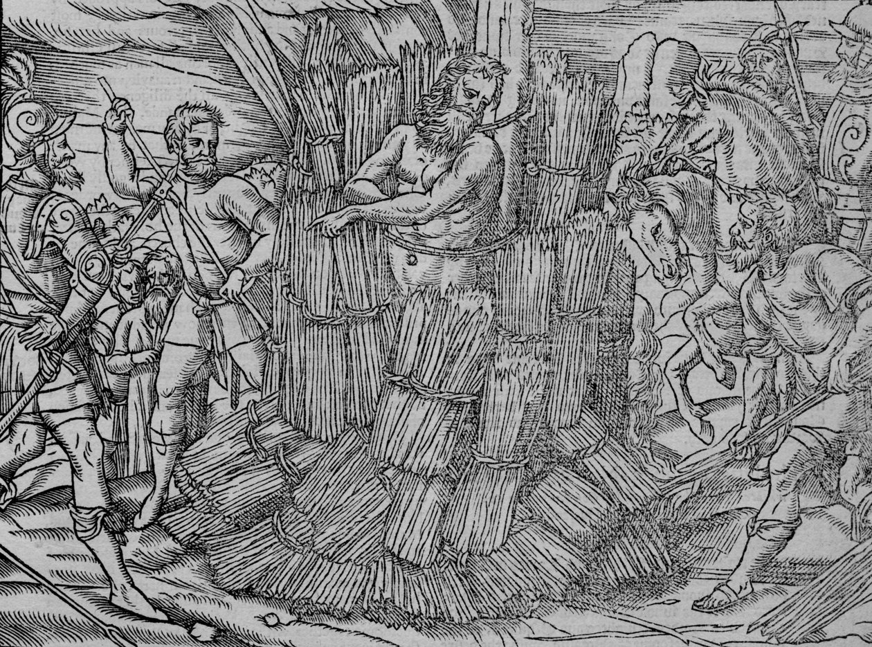 焚烧普雷奇的希罗姆（Herome），c1563。 作者 不明