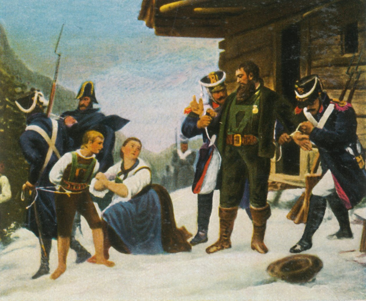 1809年，安德烈亚斯·霍弗（Andreas Hofer）被捕，1936年。 作者 不明