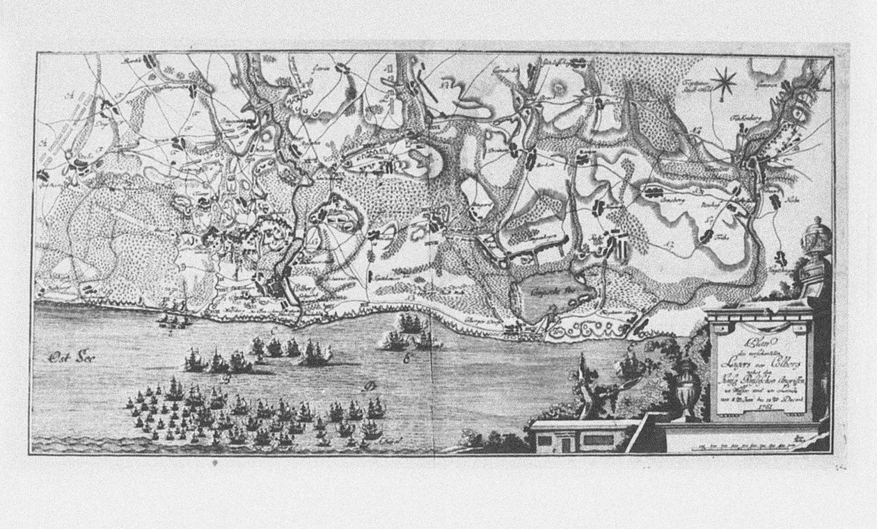 1761年12月16日占领了科尔伯格的普鲁士要塞，1761年 作者 不明