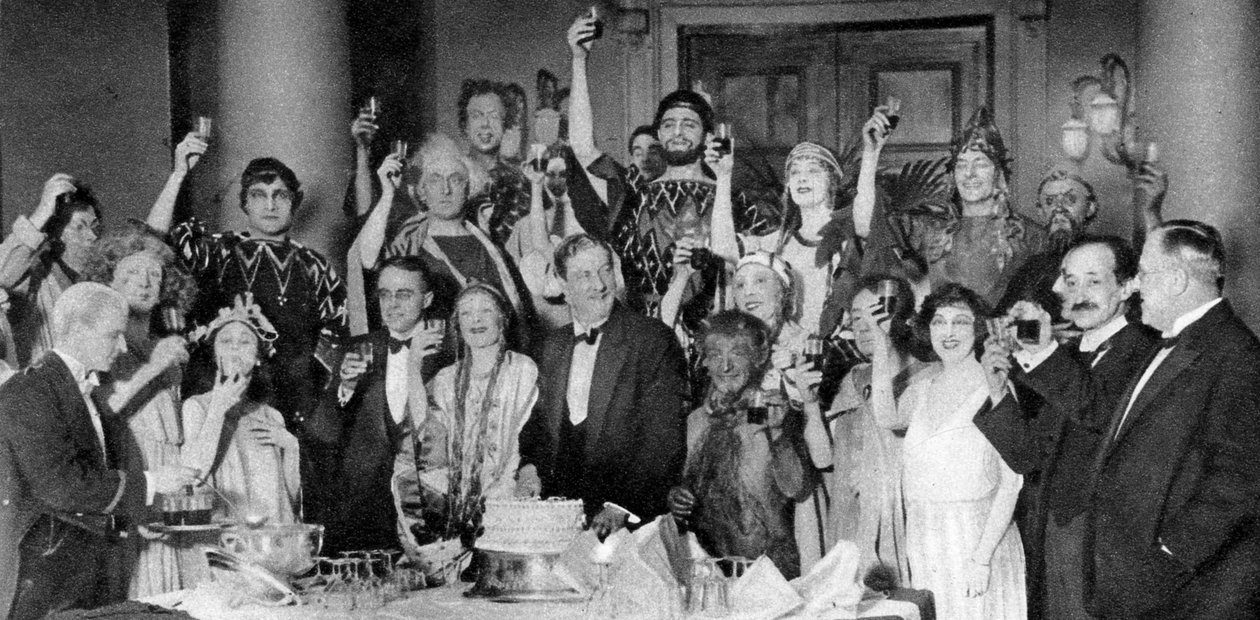 1926-1927年伦敦德鲁里巷剧院，《仲夏夜之梦》的演员阵容，绿色房间 作者 不明