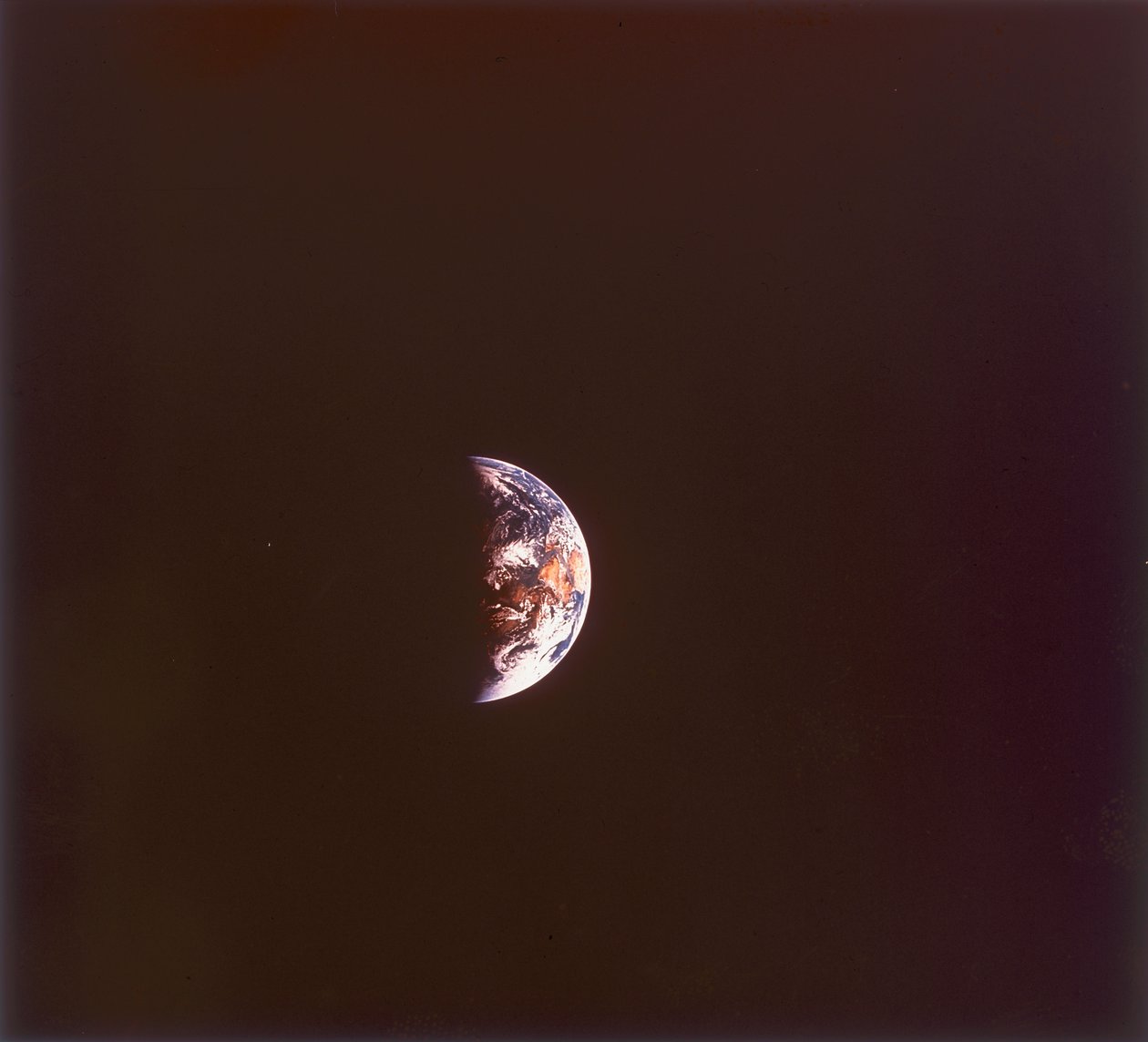 太空中的地球，1968年 作者 不明