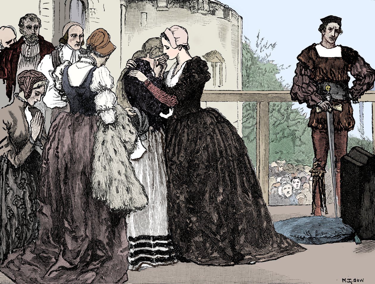 安妮·博林（Anne Boleyn）的死刑，1536年 作者 不明