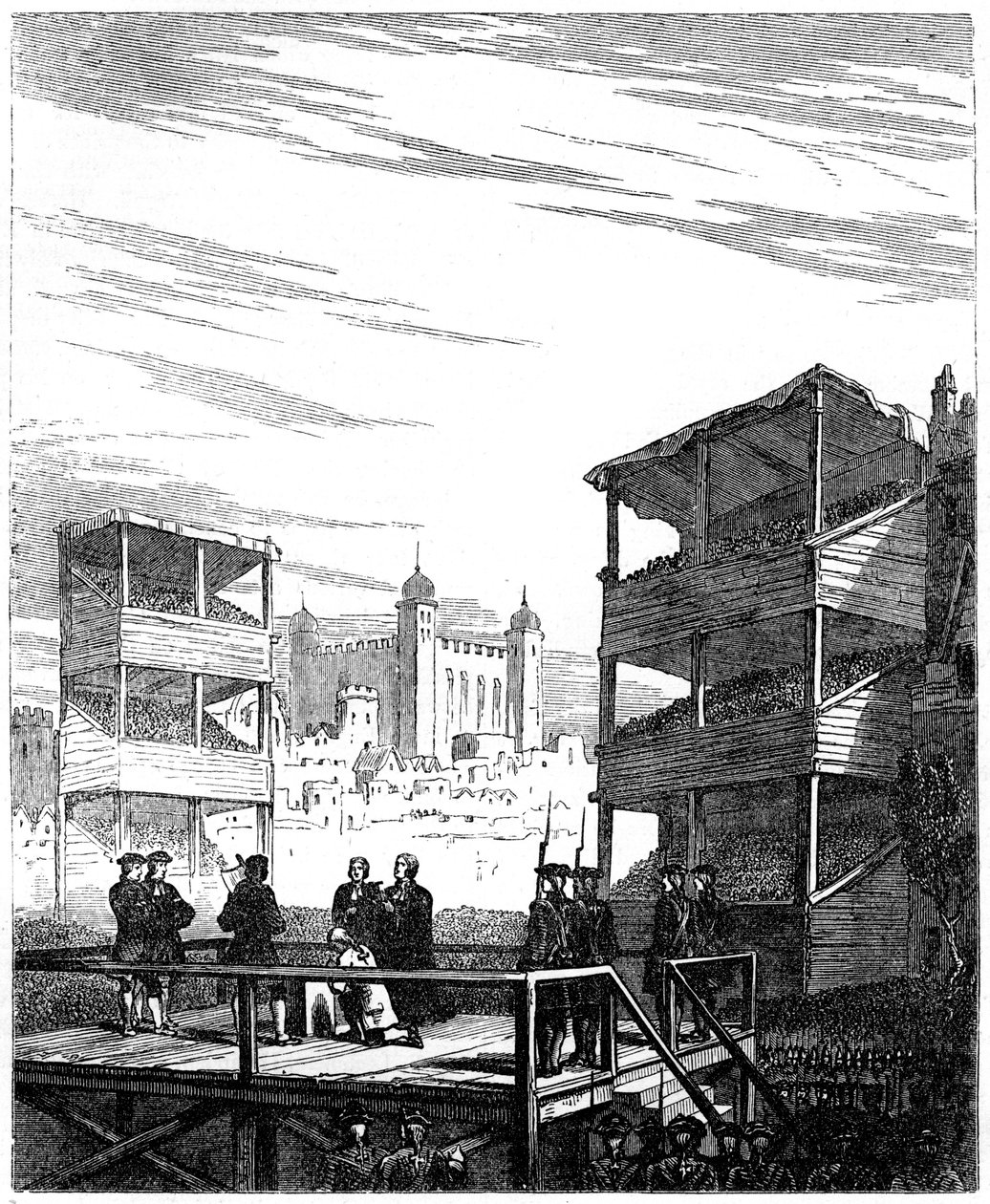 德文特水勋爵（Lord Derwentwater）1689-1716年在伦敦塔山（Tower Hill）的死刑，1916年 作者 不明