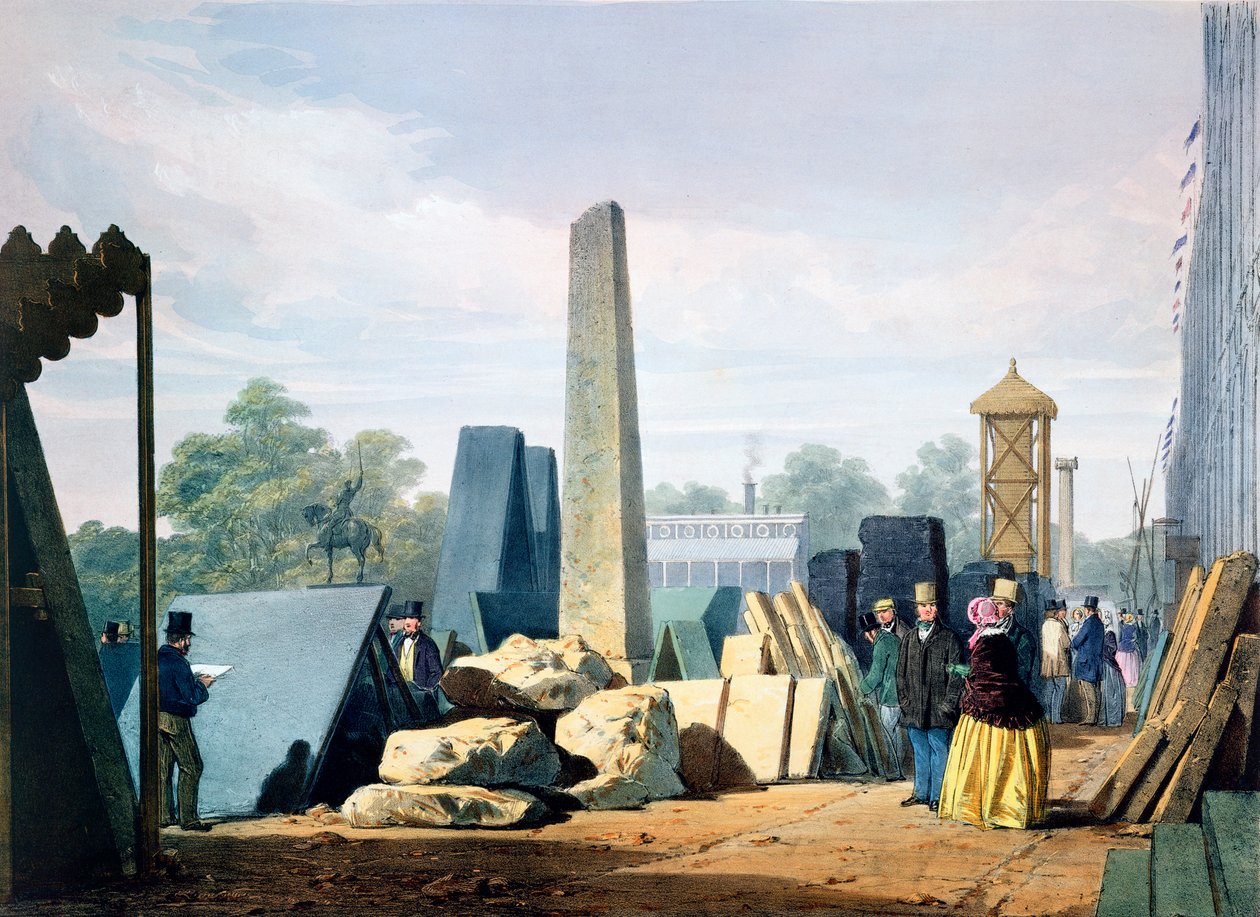 伦敦海德公园大展览会的外观，1851年至1854年 作者 不明