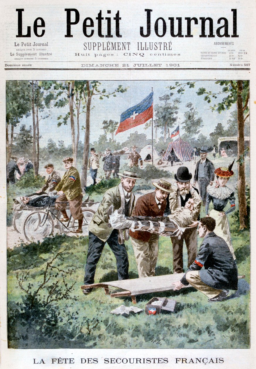 1901年，为急救人员准备的盛宴 作者 不明