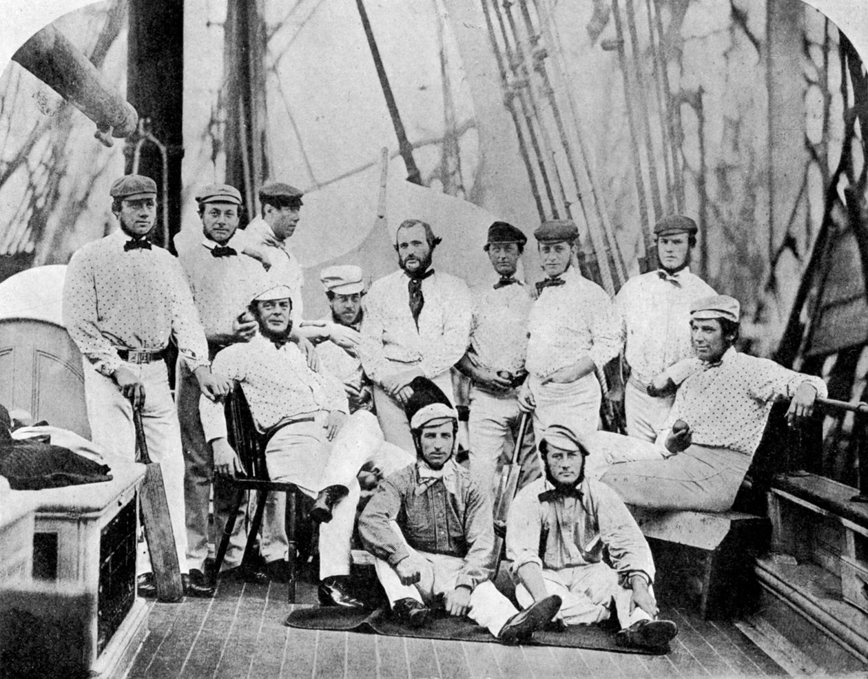 1859年，第一支访问美国的英国板球队 作者 不明