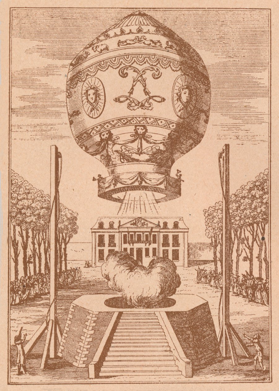 第一次气球升空，c1785 1919年 作者 不明