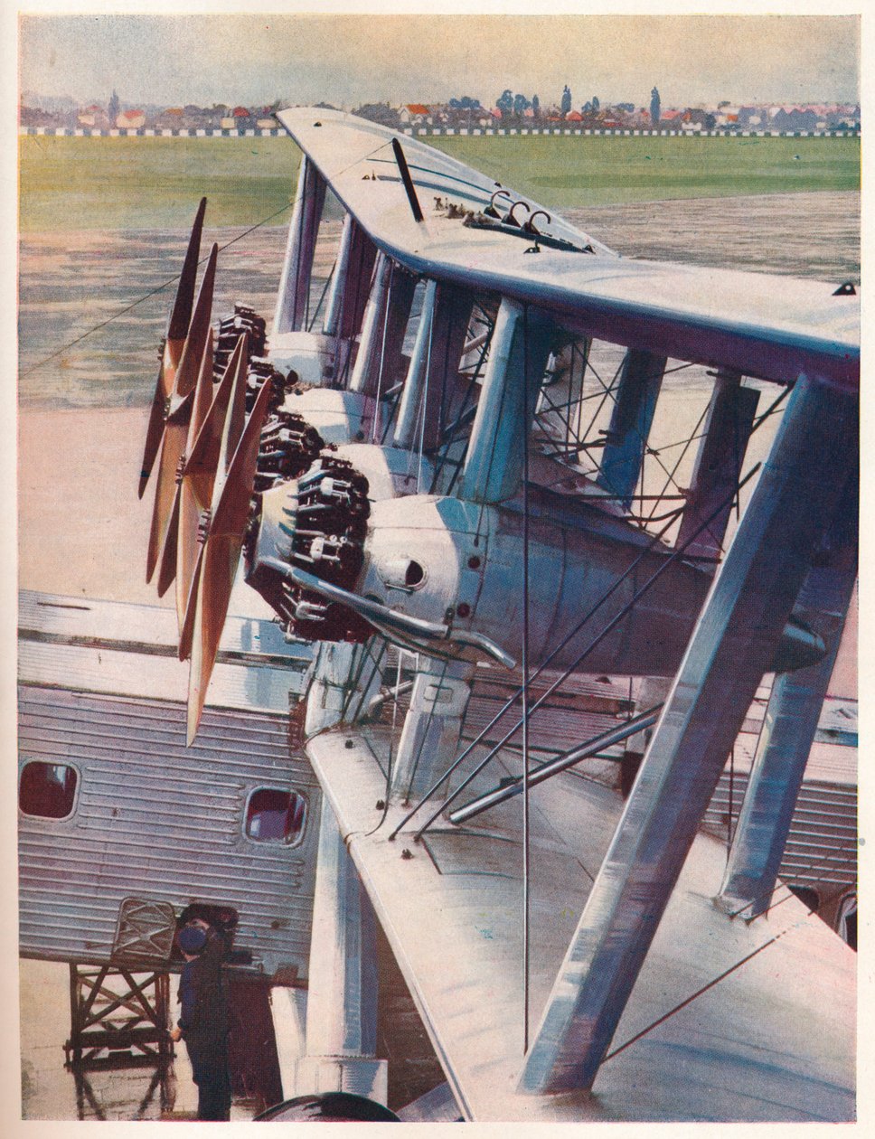 帝国航空公司班轮Scylla的四个布里斯托尔木星发动机，c1936 c1937 作者 不明