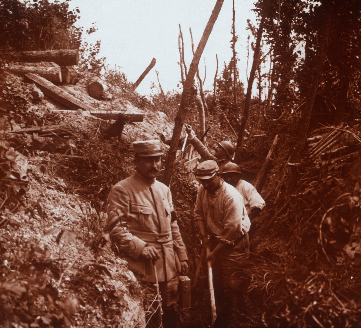 前线，法国北部Soissons，c1914-c1918 作者 不明