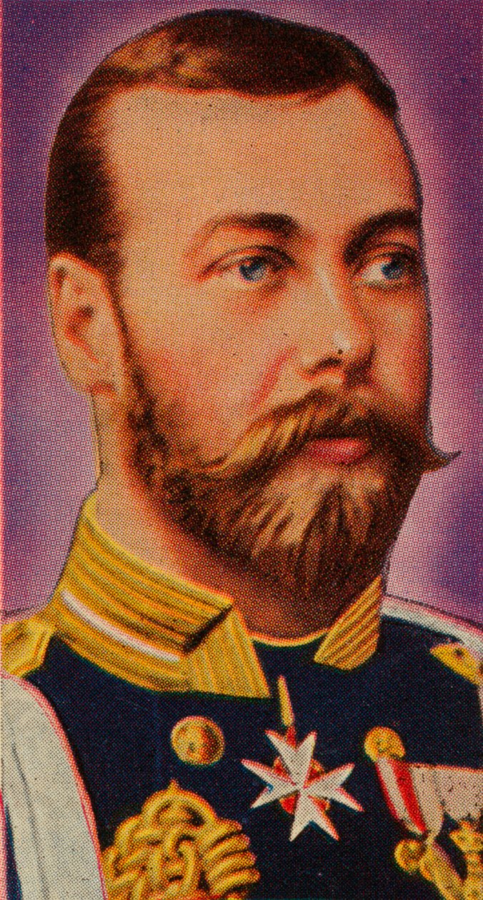 未来的乔治五世国王在婚礼上的表现，1893年至1935年 作者 不明