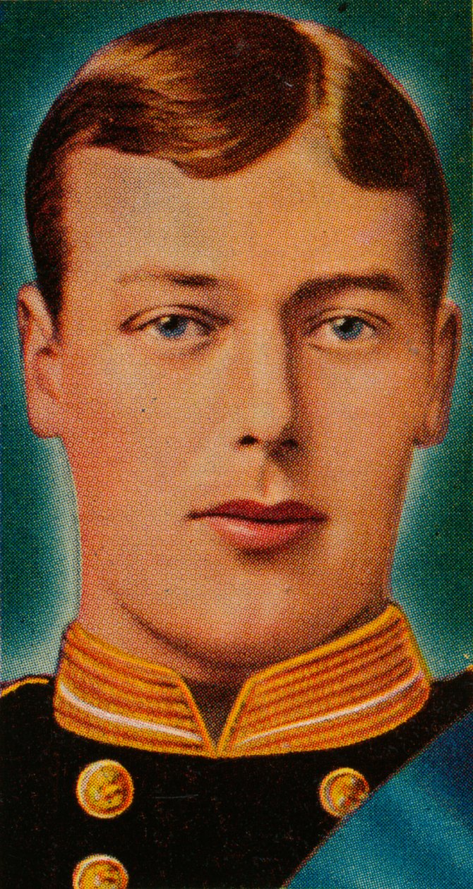 未来的国王乔治五世（George V）担任皇家海军中尉，c1880年代，1935年 作者 不明