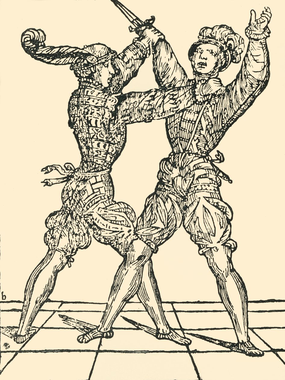 反对匕首的手，c1536，1903年。 作者 不明
