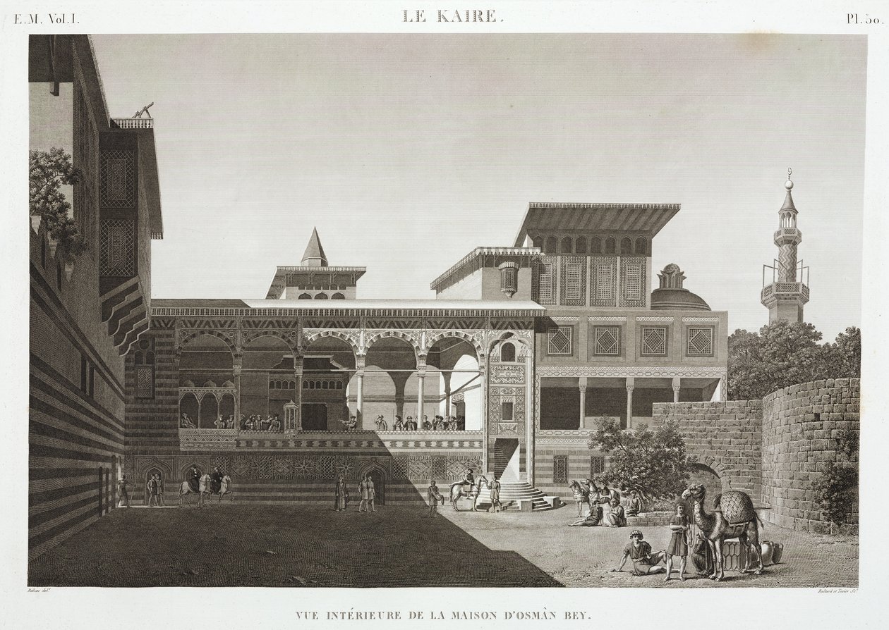 Osman Bey 的房子，埃及，c 1798 作者 不明