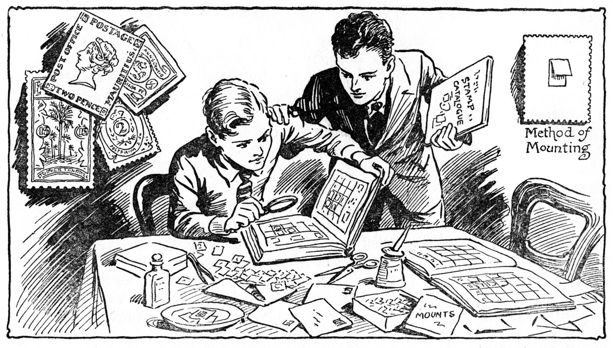 集邮的欢乐，1937年 作者 不明