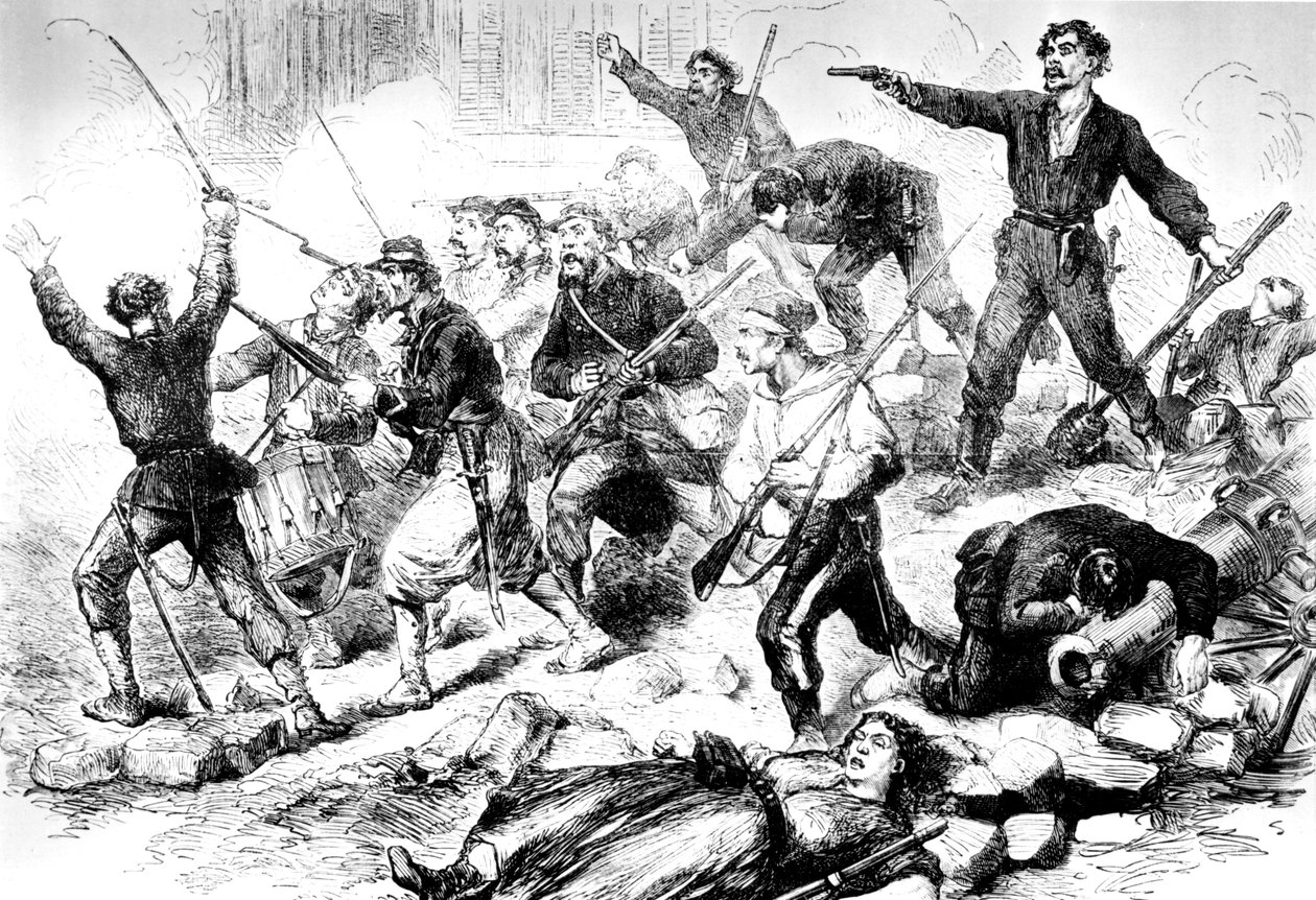 公社的最后一战，1871年5月，巴黎公社 作者 不明