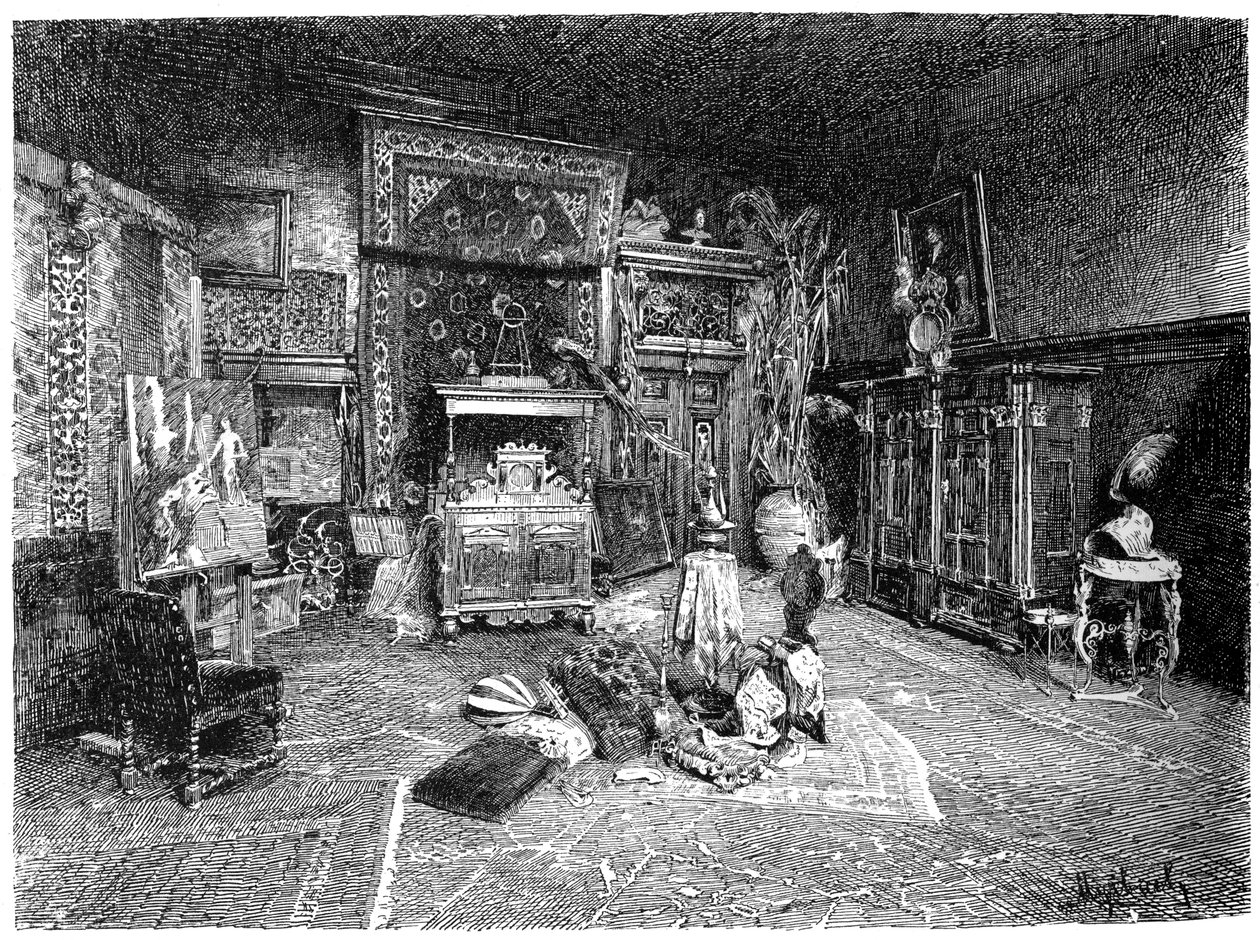 汉斯·马卡特小工作室，维也纳，奥地利，c1880-1882 作者 不明