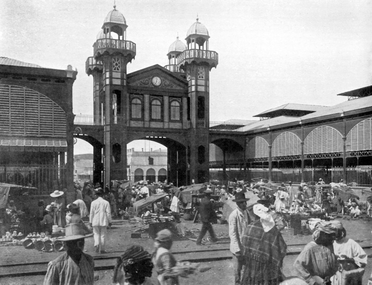 市场，海地太子港，1926年 作者 不明