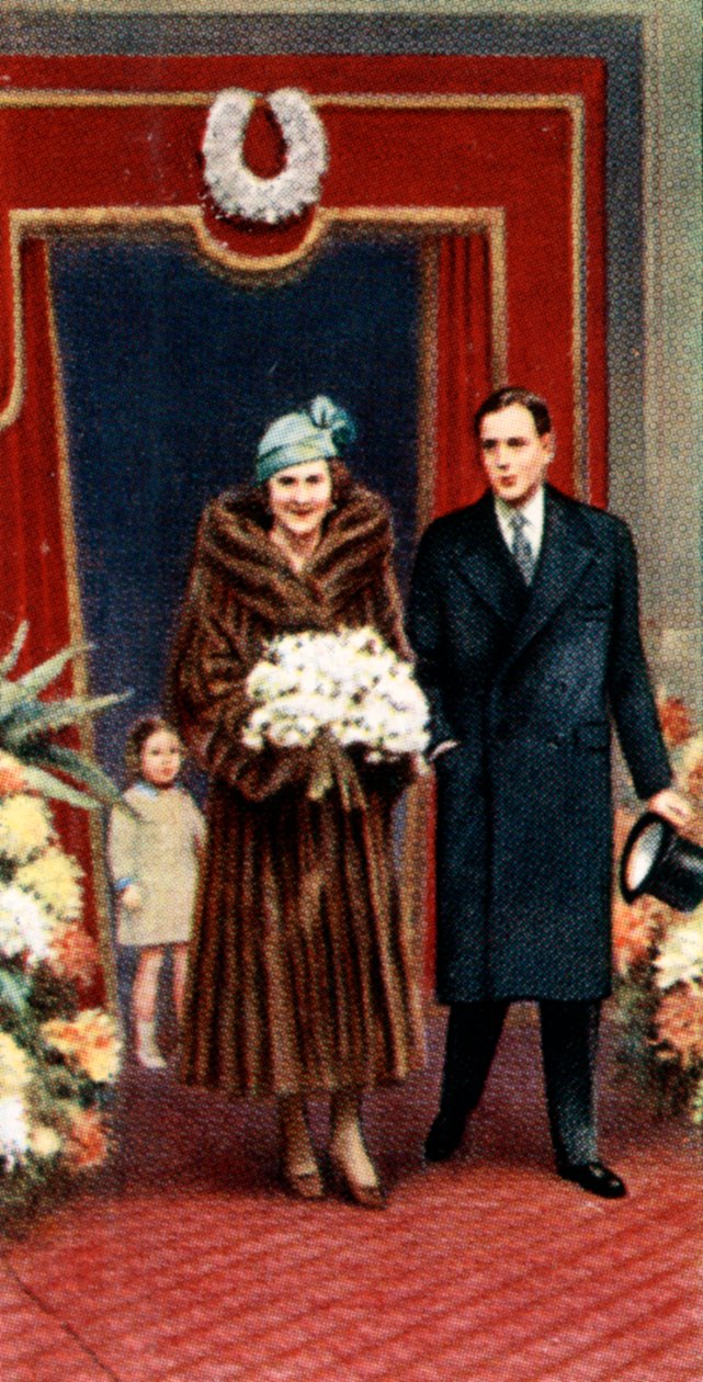 肯特公爵和公爵夫人的婚姻，1934年11月，c1935年 作者 不明