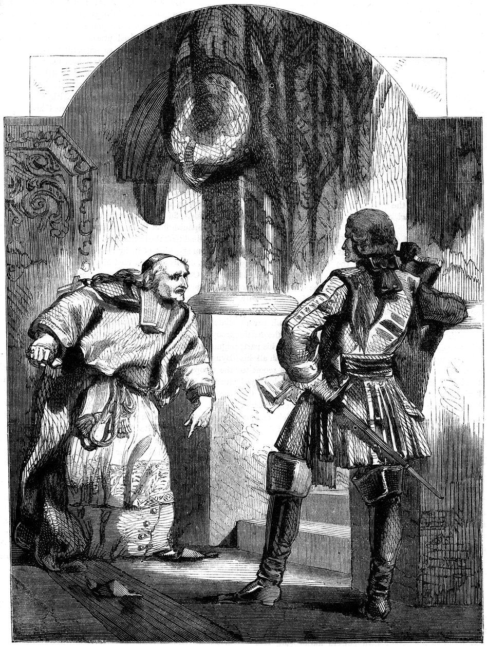 枢机主教朱利奥·阿尔贝罗尼（Giulio Alberoni）和斯坦霍普上校之间的会晤，18世纪19世纪 作者 不明