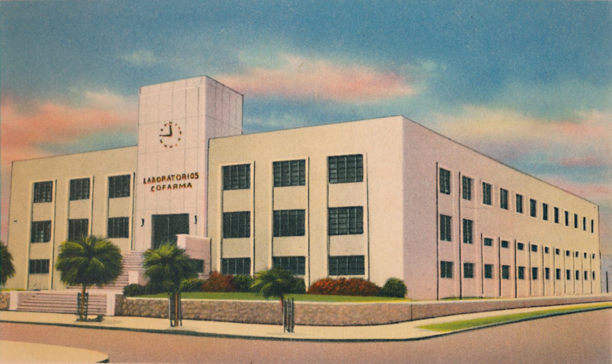 现代化的COFARMA大楼，Barranquilla，建于1940年代 作者 不明