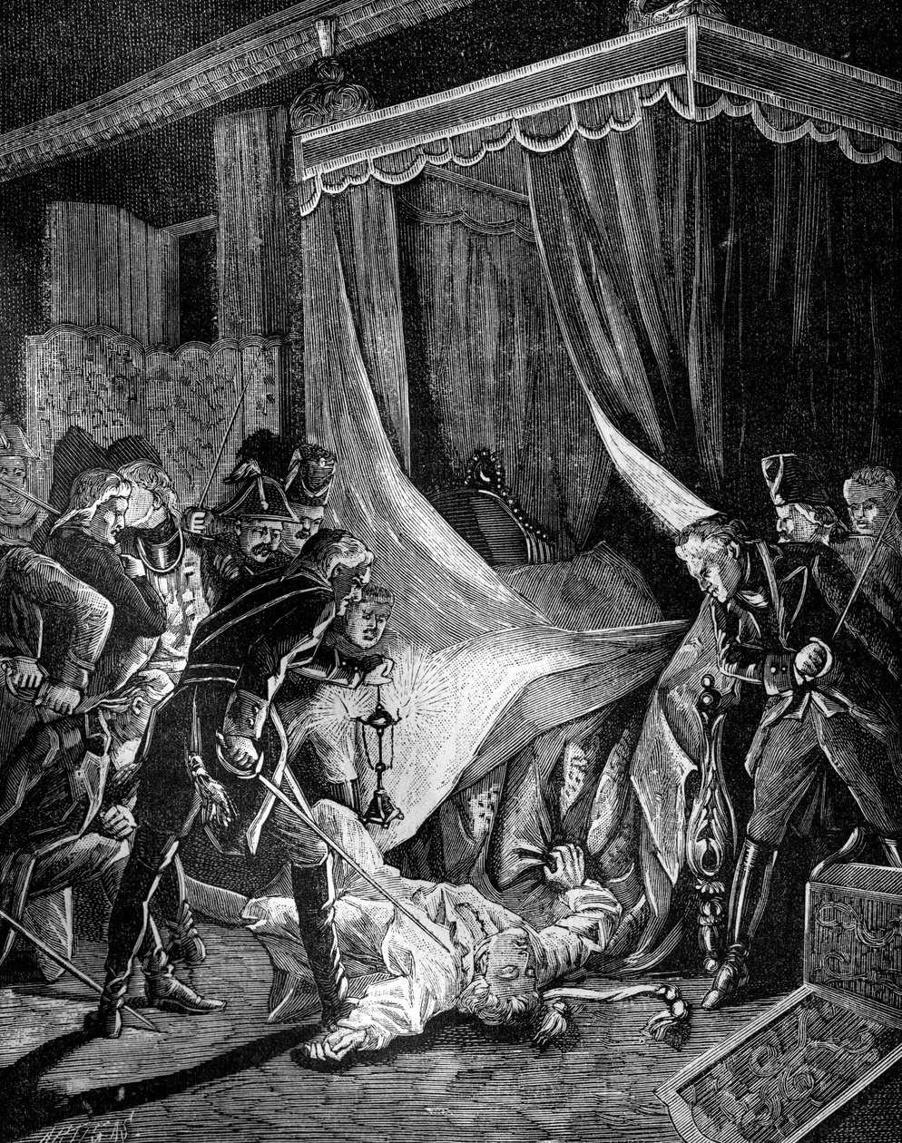 1801年3月，俄国沙皇保罗一世（1882-1884）被谋杀 作者 不明
