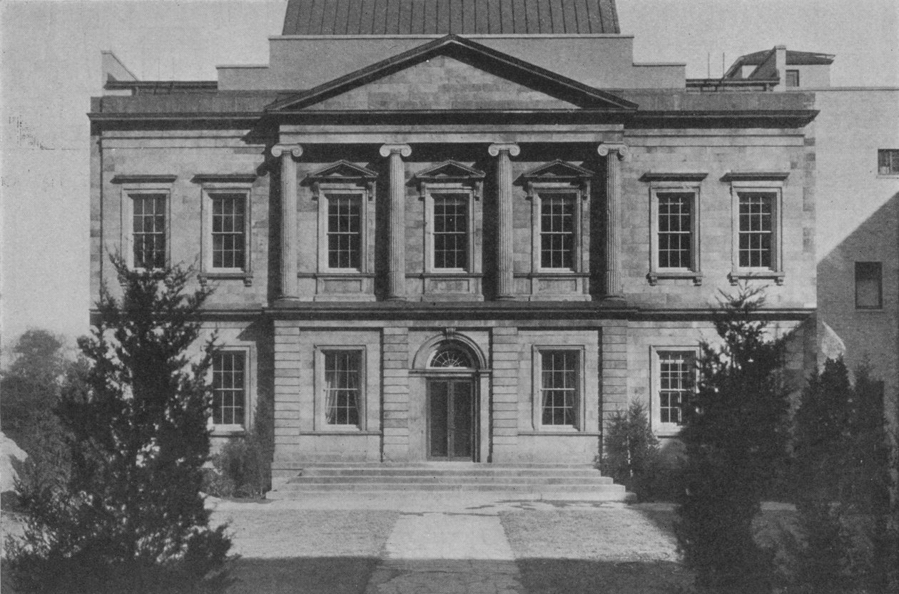 1924年，纽约市大都会博物馆的新美国翼楼 作者 不明