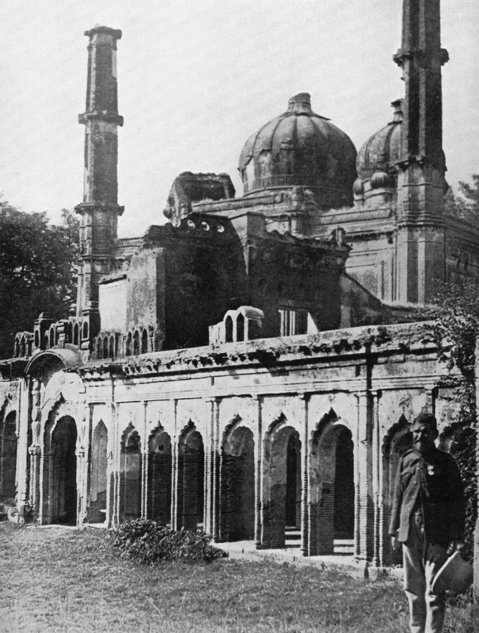 印度拉克瑙的老清真寺，建于1920年 作者 不明