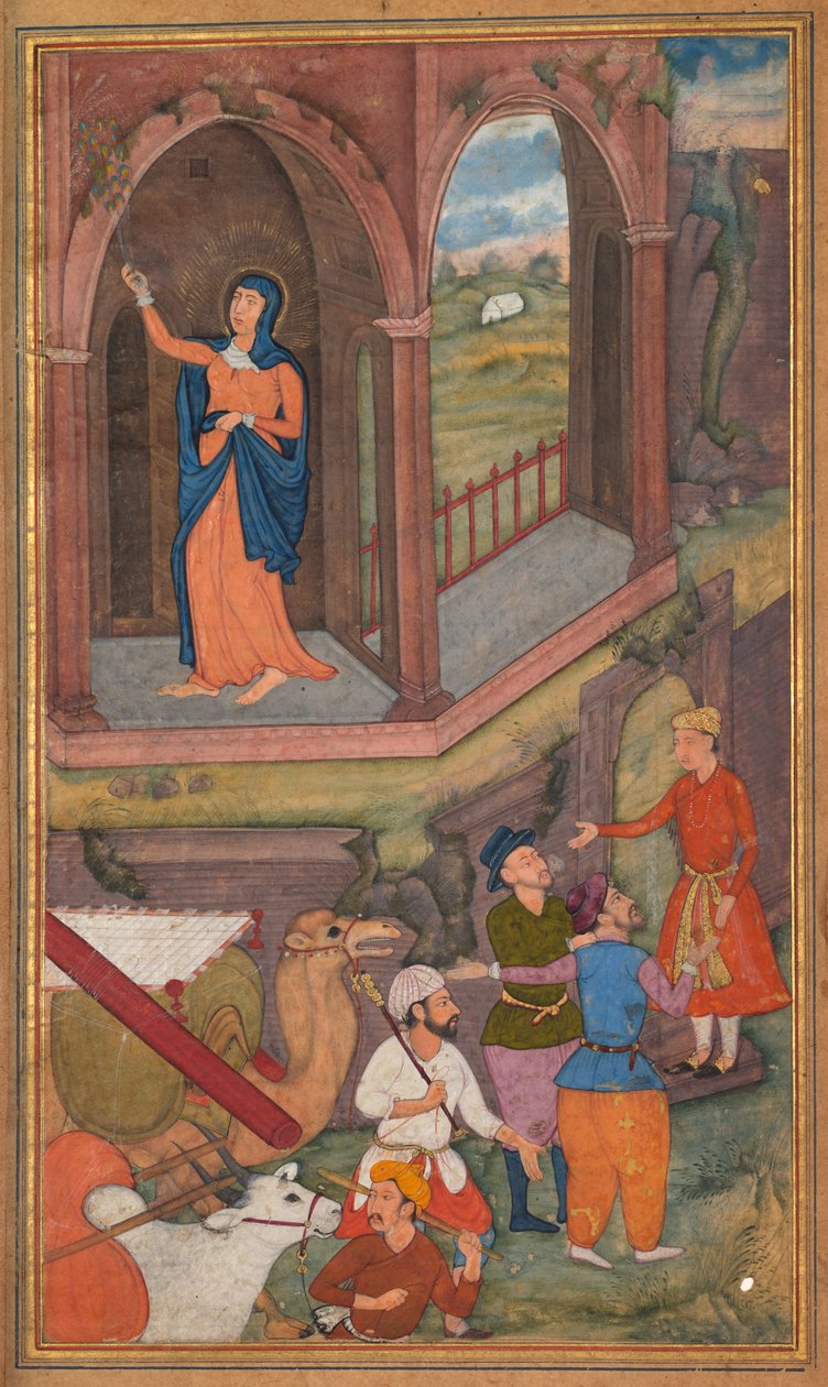 耶稣的出生地，来自杰罗姆·泽维尔神父（1602-1604）的Mirat al-quds。 作者 不明