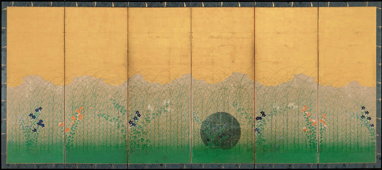 武藏平原，约1760年 作者 不明