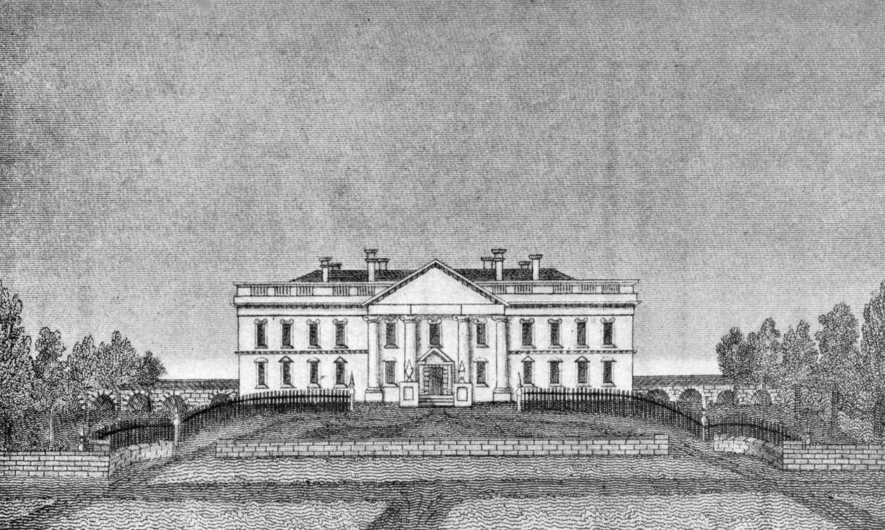 美国北门廊总统府，1834年至1908年 作者 不明