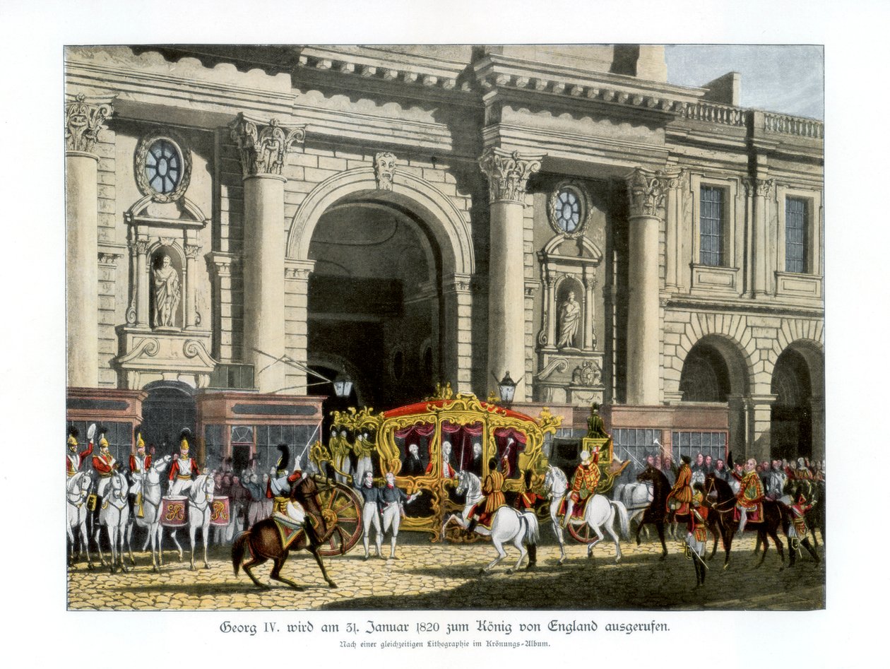 乔治四世（George IV）宣告国王，1820年1月31日 作者 不明