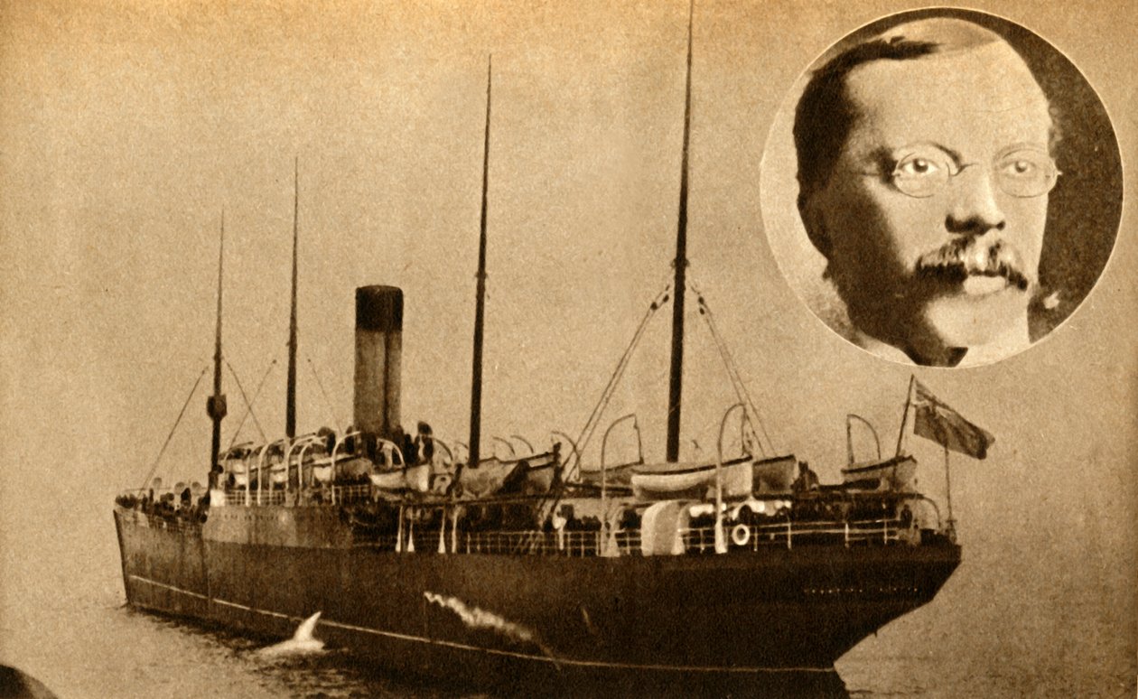 蒙特罗斯号（Montrose）-用于捕杀凶手的无线电报，1910年，1933年。 作者 不明