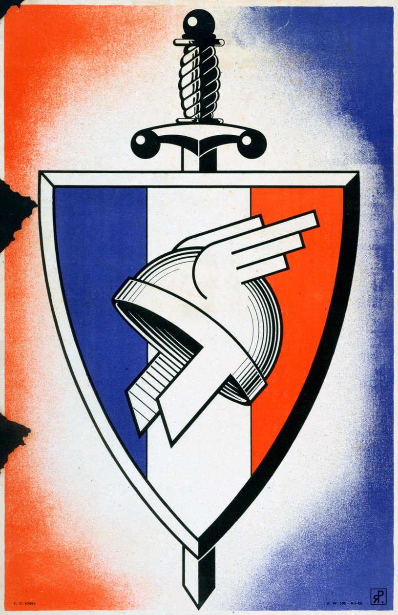 1941-1944年，法国志愿军团的象征 作者 不明
