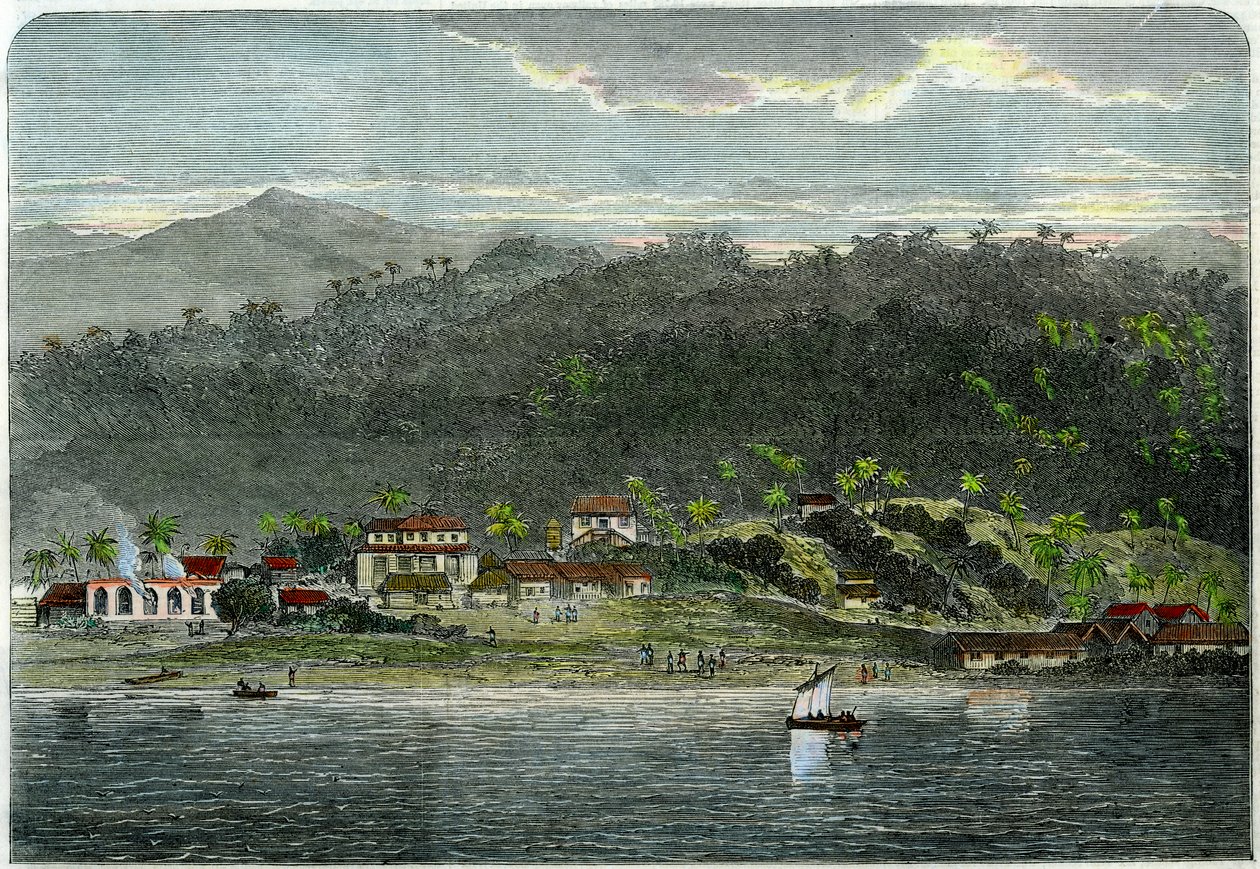 牙买加莫兰特湾莫兰特镇，建于1880年 作者 不明