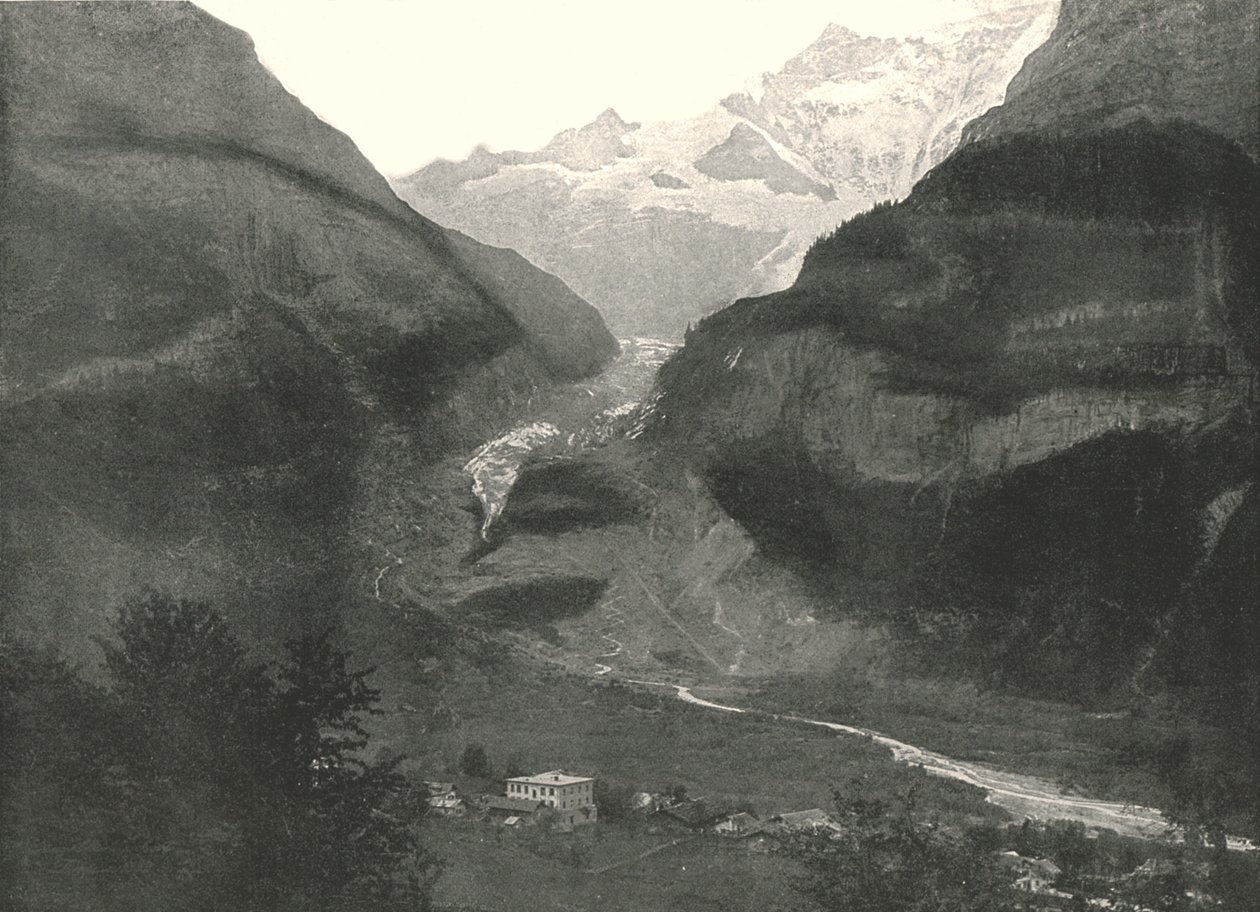 1895年，瑞士格林登瓦德山谷。 作者 不明