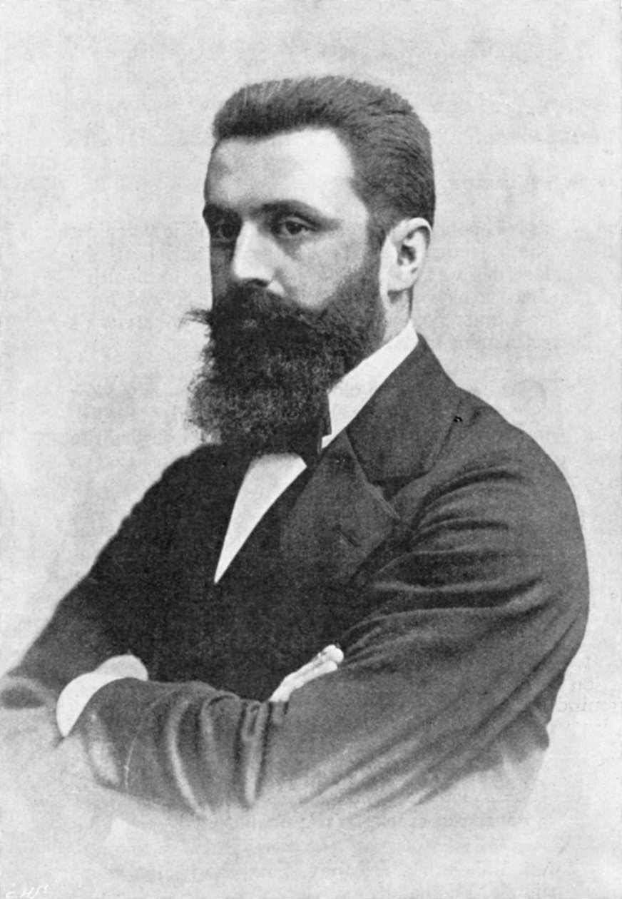 犹太复国主义领袖西奥多·赫兹（1860-1904） 作者 不明