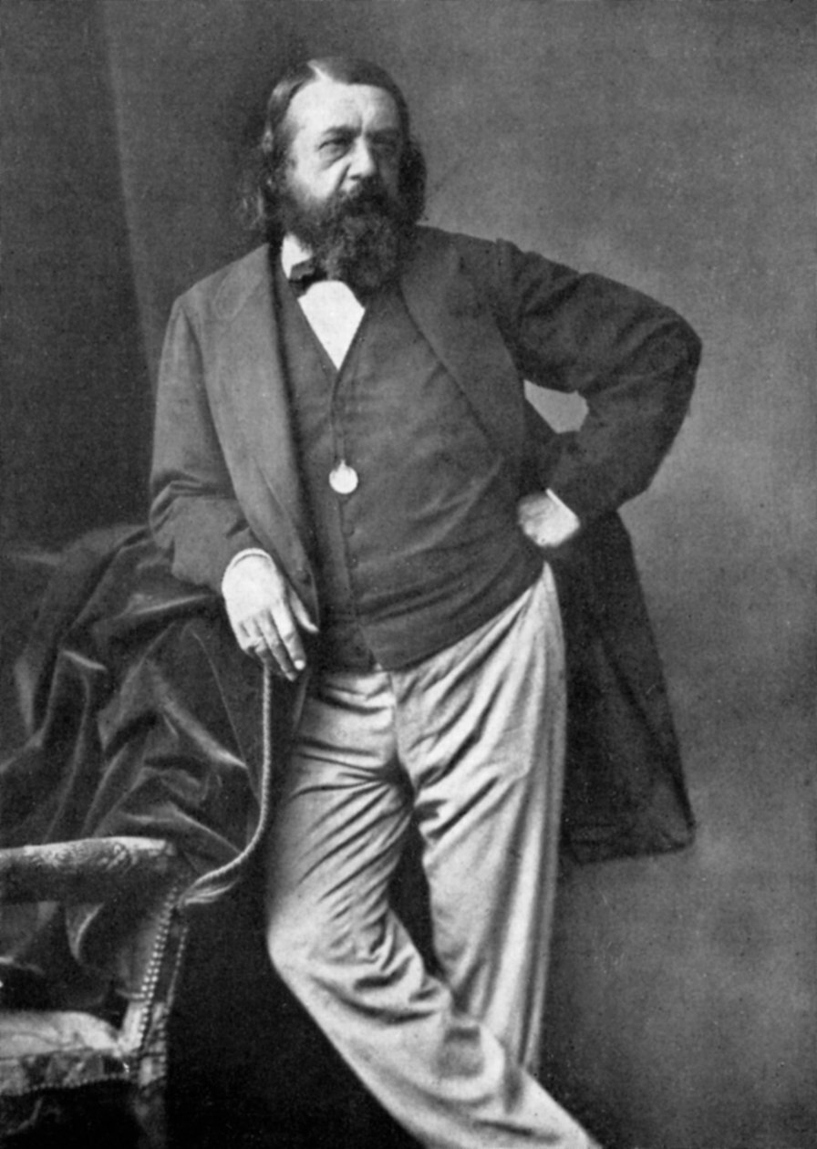Theophile Gautier，法国诗人，戏剧家，小说家，记者和文学评论家，十九世纪 作者 不明