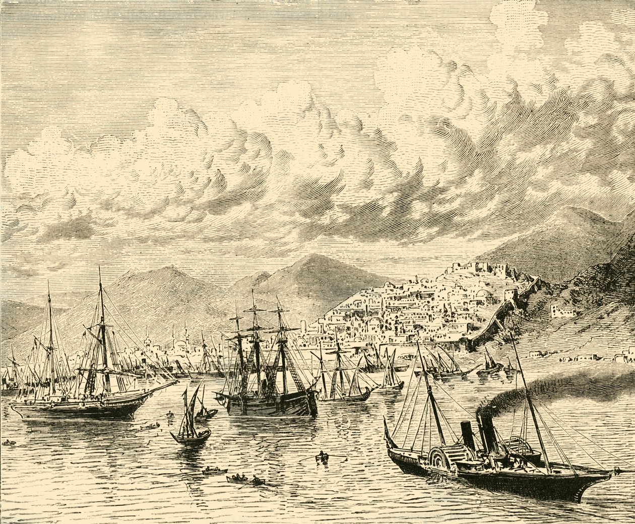 塞萨洛尼卡，1890年。 作者 不明