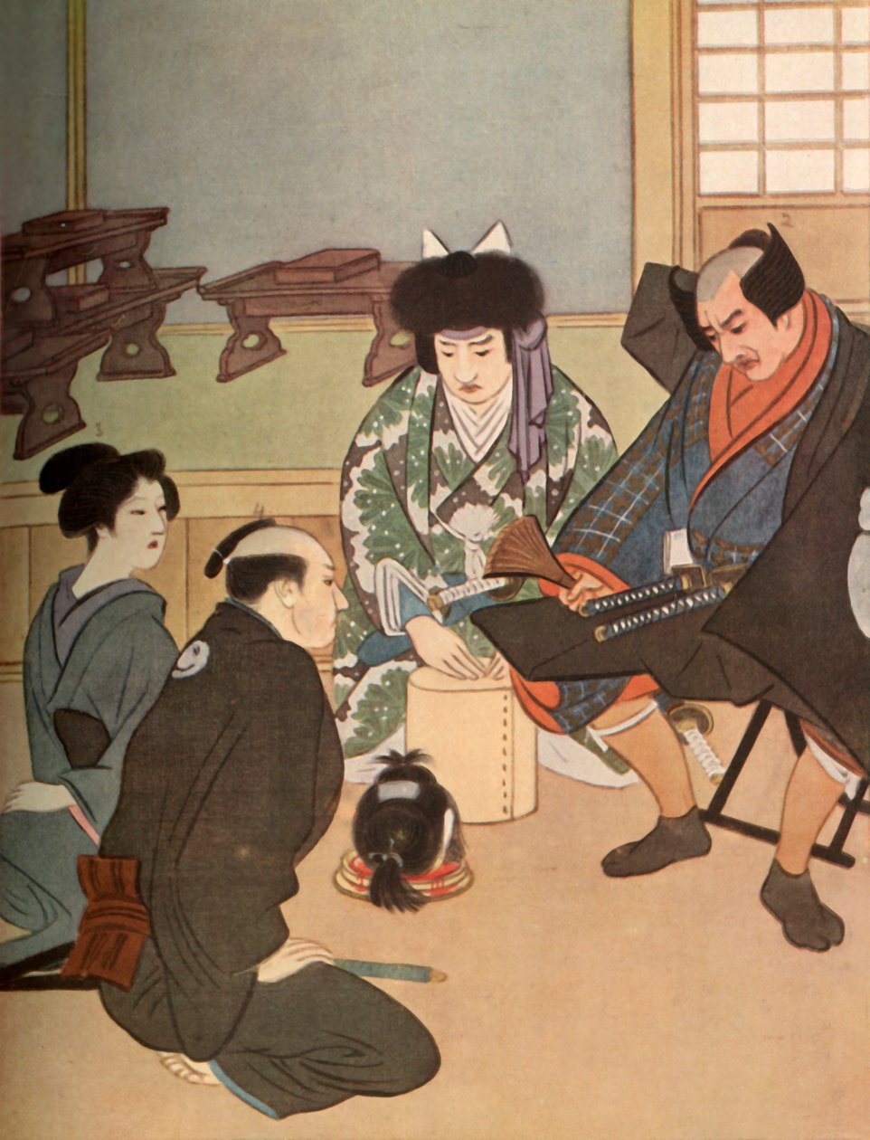 这是1919年Lord原大夫之子Kanshusai的负责人。 作者 不明