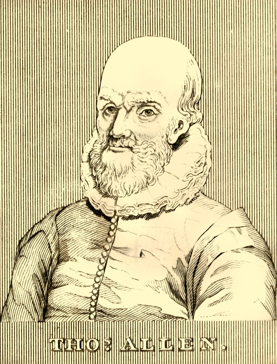 托马斯·艾伦（Thomas Allen），1542-1632年，1830年。 作者 不明
