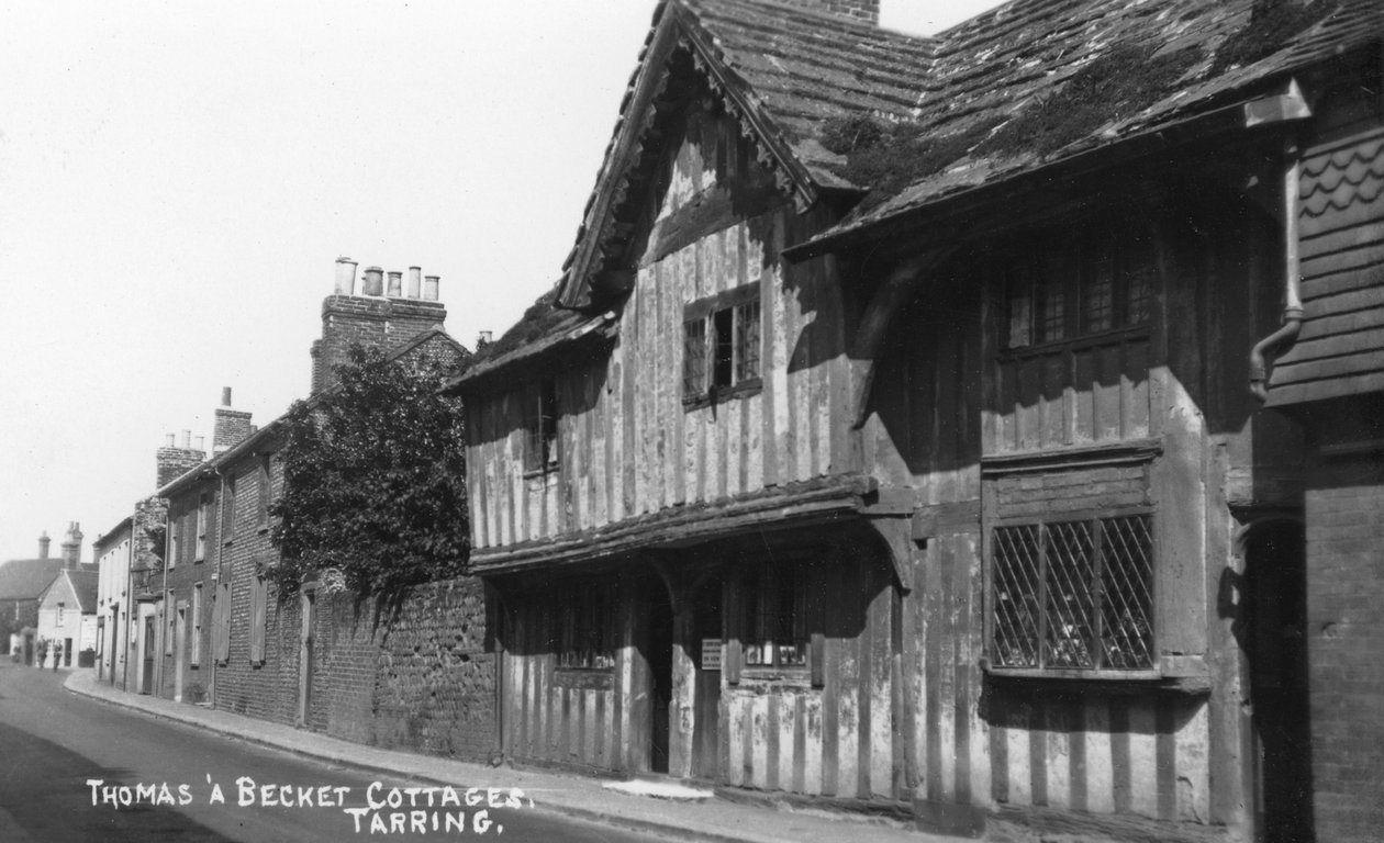 托马斯·贝克特（Thomas Becket）小屋，塔林（Tarring），沃辛（Worthing），西萨塞克斯（Sussex），c1900s-c1920s 作者 不明