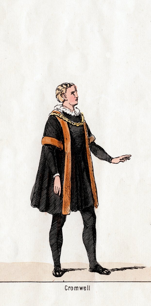 托马斯·克伦威尔（Thomas Cromwell），莎士比亚戏剧的服装设计，亨利八世（Henry VIII），十九世纪 作者 不明