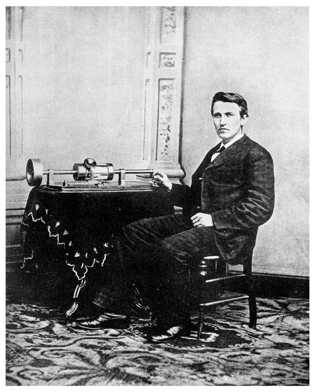 托马斯·爱迪生（Thomas Edison），美国发明家，1878年左右 作者 不明