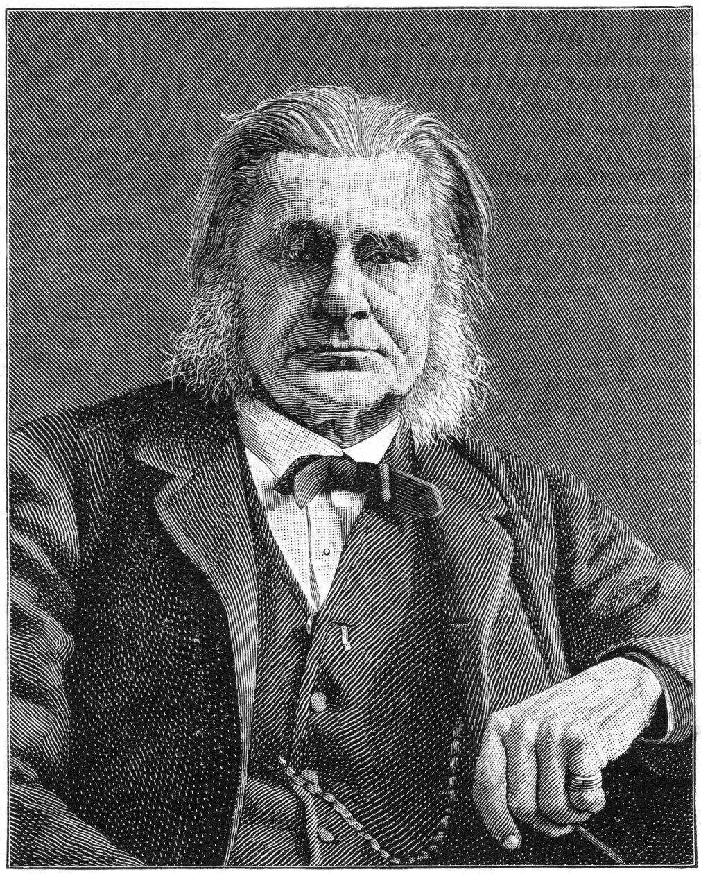 托马斯·亨利·赫x黎（Thomas Henry Huxley），英国生物学家，1897年 作者 不明