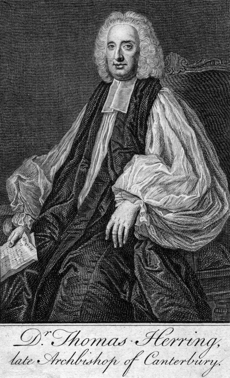 坎特伯雷大主教Thomas Herring 1693-1757 作者 不明