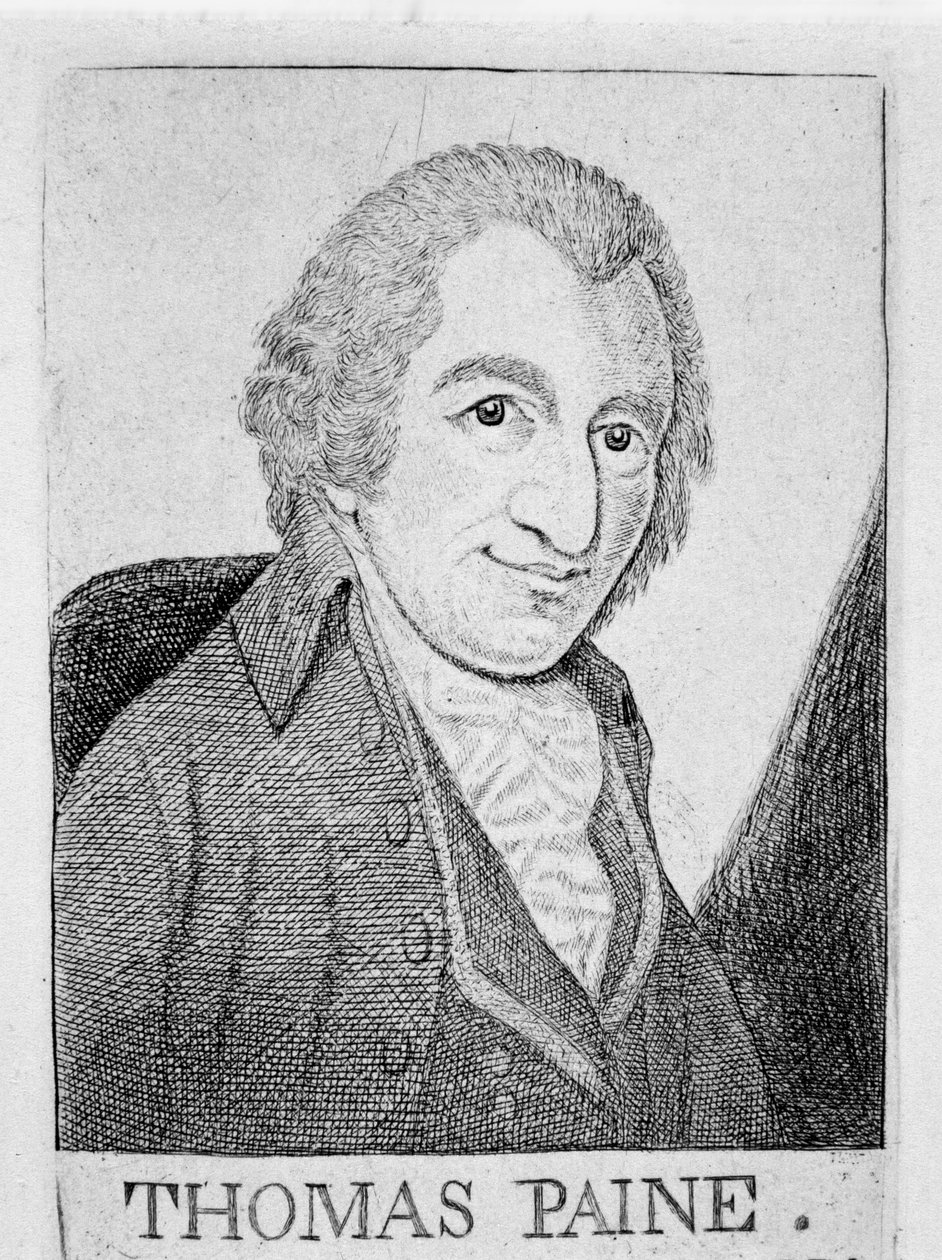 托马斯·潘恩（Thomas Paine），美国出生的美国革命家，作家，哲学家，c1790年 作者 不明