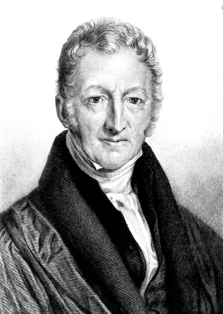 托马斯·罗伯特·马尔萨斯（Thomas Robert Malthus），英国经济学家兼神职人员 作者 不明